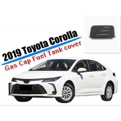 Carbon Fiber Fuel Tank Cover Oil Gas Cap Trim For Toyota Corolla 2019-2020 ABS