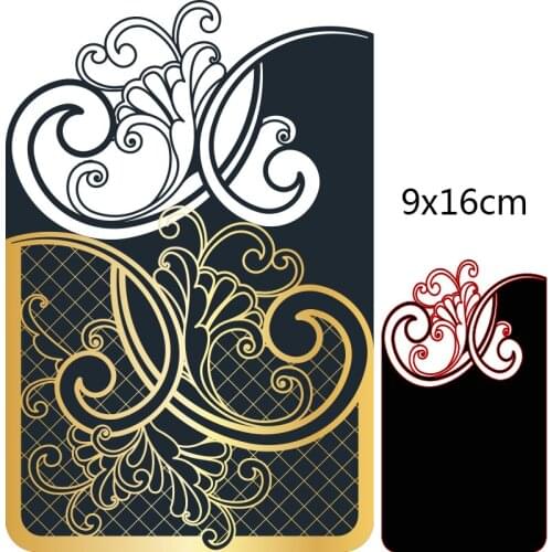 Metal Cutting Dies LACE CARD TEMPLATE New for decor card DIY Scrapbooking stencil Paper Album template Dies