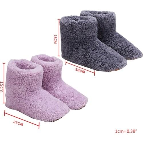 2021 New Winter Washable USB Electric Foot Warmer Shoes With 1PCS 1.5m 2.0 Interface Cable