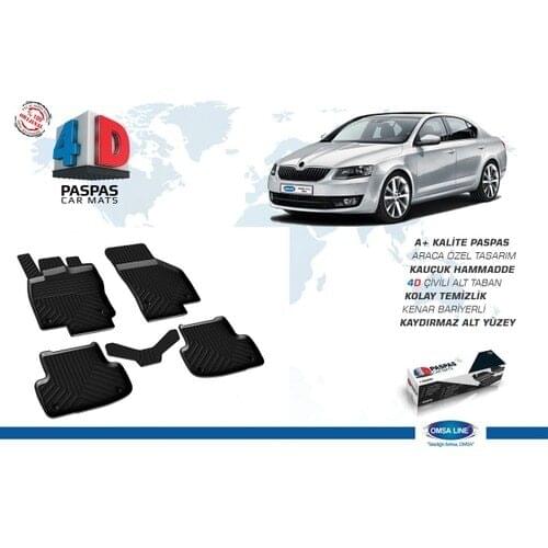 Omsaline Fit For Skoda Octavia III A7 4D Black (2013-)