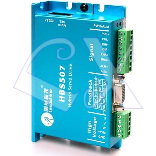 Original Leadshine NEMA23 3 phase closed loop motor hybrid servo drive HBS507 18-50VDC