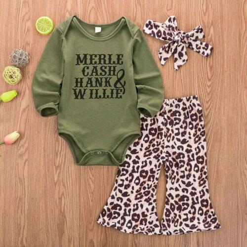 CANIS Autumn 3Pcs Fall Tracksuit Toddler Kids Girl Outfits Long Sleeve Letter Printed T-shirt Tops + Long Pants Clothes