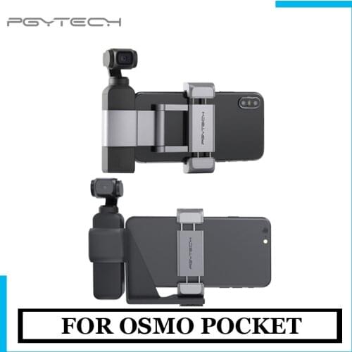 PGYTECH for DJI Osmo Pocket 2 Foldable Phone Holder Osmo Pocket Bracket Set for DJI Osmo Pocket Accessory Original In Stock