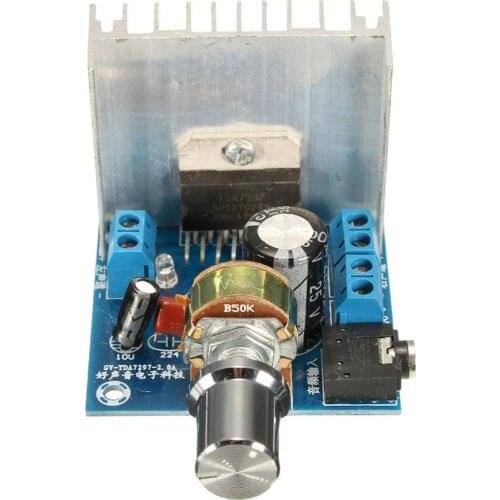 5Pcs 15W TDA7297 Dual-Channel Amplifier Board Geekcreit for Arduino - products that work with official Arduino boards