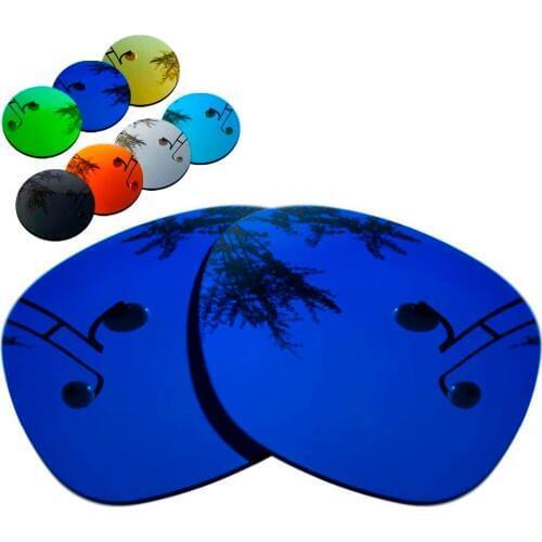 100% Precisely Cut Polarized Replacement Lenses for Garage Rock Sunglasses Deep Blue Mirrored Coating Color- Choices