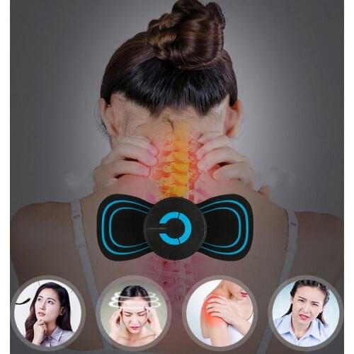 Portable Mini Electric Neck Massager Back Neck Shoulder Body Car/Home Massage Cervical Massage Stimulator TSLM1