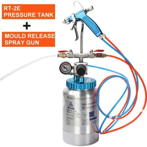 Mould Release Spray Gun System Sprayer With RT-2E 2 Liter Tank Pneumatic Tool Hand Manual Sprayer With Hose