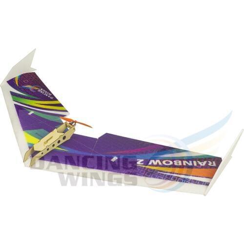 Free Shipping RC Foam Plane EPP Training Airplane FPV Model Rainbow Fly Wing 1000mm Wingspan