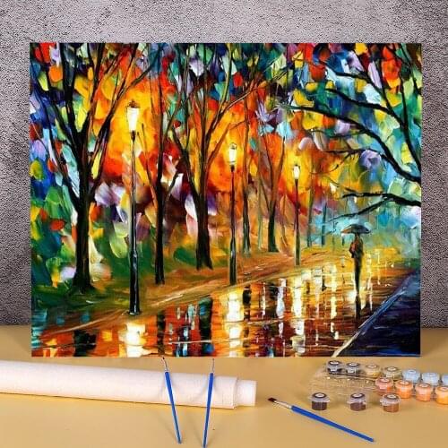 Recollection The Past Paint By Numbers Set Oil Paints 40*50 Paiting By Numbers Home Decor For Kids Wall Handicraft