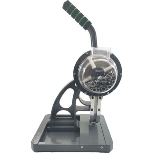 High-efficiency semi-automatic loopless button punching machine, printing cloth button punching machine, hole punching machin