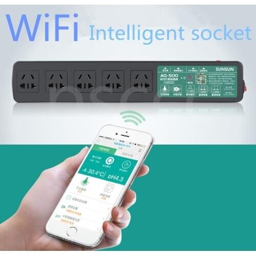 WIFI The intelligent controller of the intelligent socket box dedicated Aquarium timer switch socket