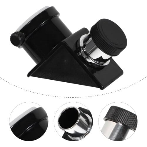 1.25 Inch Telescope Mirror Erecting 90 Degree Diagonal Adapter Zenith Mirror