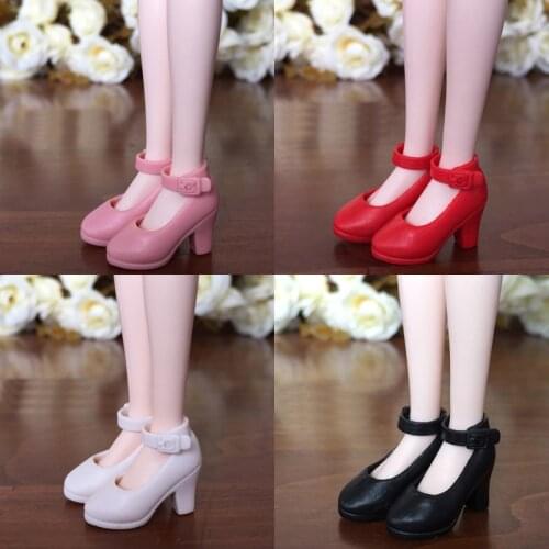 1 Pair Fashion High-heeled for 7 Jointed Blyth, Licca Doll Shoes High Heels Clothes Accessories Toys
