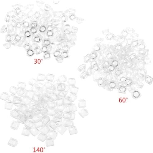 100pcs/lot Lens For 5050 LED WS2812 APA102 WS2811 SK6812 30 60 140 Degree Angle Lens