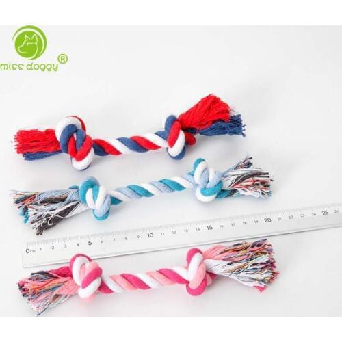 20cm Double Rope Knot Puppy Pet Dog Toys New Creative Design Chihuahua Yorkie Dog Cat Tool Toys Pet Products 10A