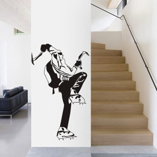 Mountaineering Climbing Wall Sticker Vinyl Climber Wall Decals Pegatina Decor Mural Home Sticker Extreme Sports Car Decal