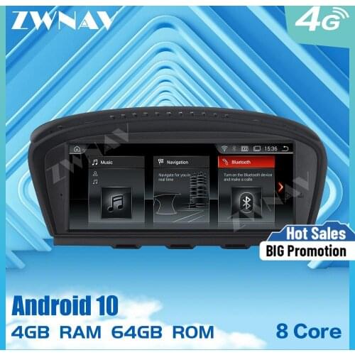 Android 9.0 Car multimedia Player GPS Glonass Navigation for BMW 5 Series E60 2005-2010 Audio Radio Stereo Touch sceen head unit