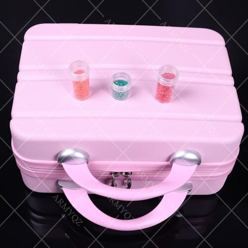 ARMYQZ 140 Bottles Diamond Painting Storage Box Bead Container Embroidery Accessories Diamond Bead Organizer