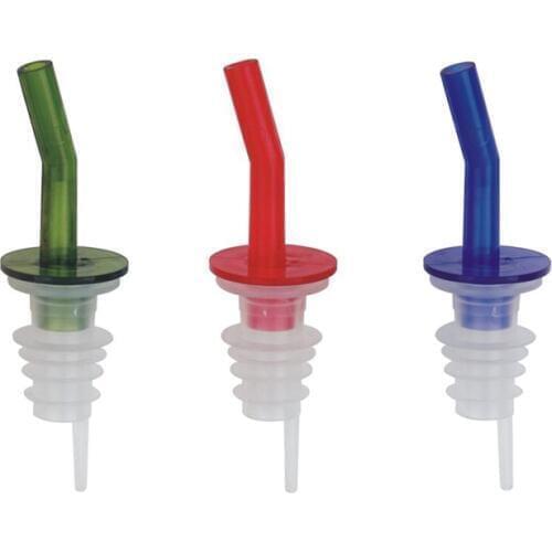 Free shipping 15pcs colorful plastic wine pourer Classic pouring device plastic pouring device nozzle bottle pourer