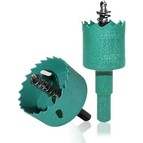 DANIU 16-40mm M42 HSS Hole Saw Cutter Metal Tip Drill Green For Aluminum Iron Wood