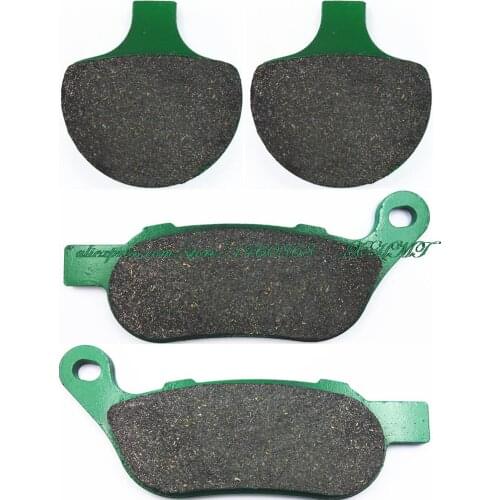 For HARLEY 1584 FLSTSB Softail Cross Bones 2008 - 2011 Disc Brake Pads Pill Front Rear 2010 2009
