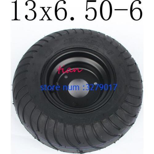 Hot Sale Good Quality GO KART KARTING ATV UTV Buggy 13X6.50-6 Inch Wheel 13*6.50-6 Tire Tubeless Tyre with Hub