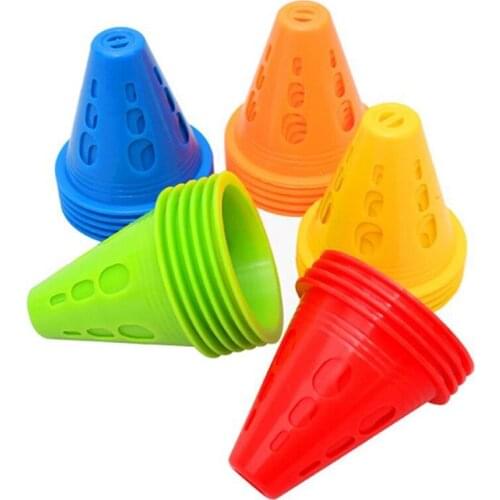 Slalom Cones Roller Skating Obstacle,50 Pcs Sports Cones Training Cones for Soccer Roller Skating and Skate Exercises