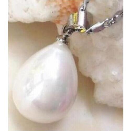 Hot HUGE AAA 16mm Shell Pearl necklace Pendant