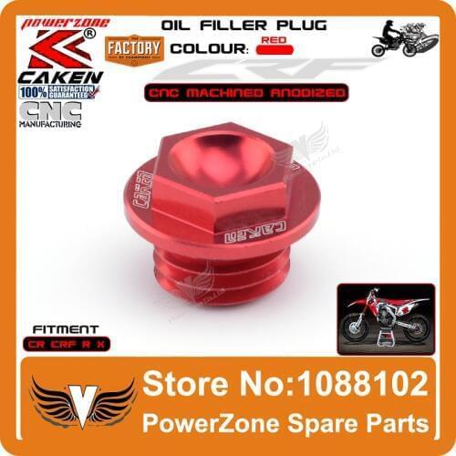 CNC Billet Oil Filler Plug For CR125R 250R CRF150R CRF250R CRF450R CRF450X CRM250R/AR CRF250L/M Dirt Bike Motocross Off Road