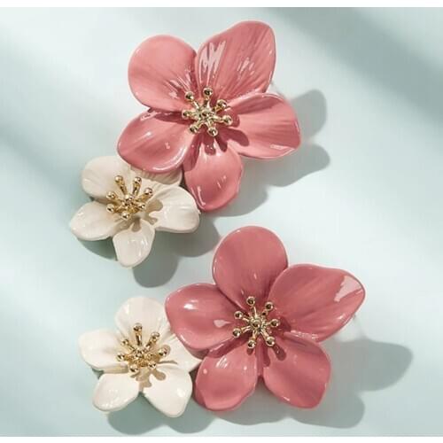 Boho Cute Flower Earrings for Women Korean Jewelry Kids Girls Gifts Fashion Stud Earring Boucles D'oreilles Aretes De Mujer 2021