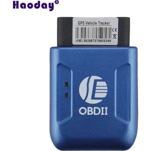 Mini GPRS Car Tracker OBD II TK206 Real Time Car Tracking Device with Geo-fence Protect Anti-theft Vibration Alarm Locator