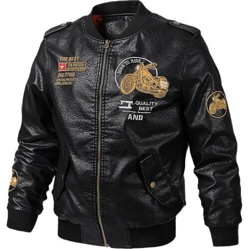 Ymwmhu Mens Leather Jacket Motorcycle Style Winter Coat Men Warm Funny Graphic Biker Jackets Cool Zipper Leather Coats