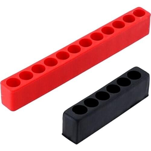 Screwdriver 6/12 Holes Hex Shank Bit Holder Plastic Head Storage Case Tool Soft Dropshipping
