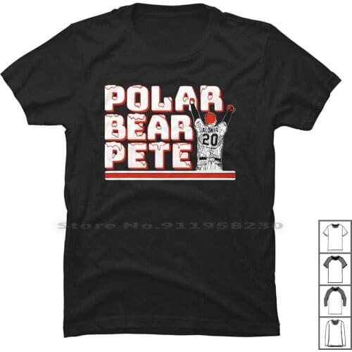 Pete Polar Bear Alonso T Shirt 100% Cotton Polar Bear Sports Alonso Polar Some Bear Pol Pet Ola Hot Ear