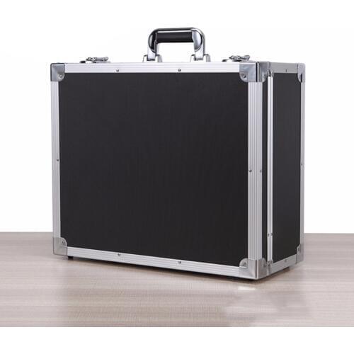 Portable Aluminum Alloy Tool Box Hardware Toolbox Large Capacity Impact Resistant Safety Equipment Instrument Box Suitcase