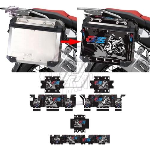R1250GS R1200GS ADV 3 X Adventure Protector Cover Sticker Decal Set Fits for BMW Aluminum Panniers BOX