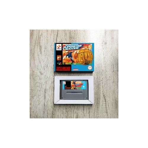 International Superstar Soccer DeLuxe - EUR Version Action Game Card With Retail Box