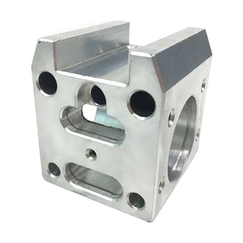 High precision aluminum machined parts by CNC milling, turning machining for small orders