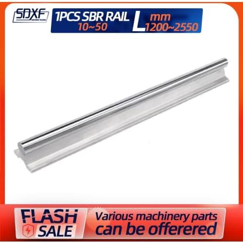 1 rail de guidage linéaire SBR = 1200-2550mm rail coulissant table coulissante bloc de travail du bois roulement guide