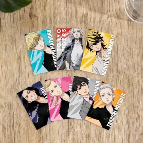 10PCS/Set Japan Anime Tokyo Revengers Photocards High Quality Thicken Crystal Card Stickers LOMO Cards For Fans Collection Gift