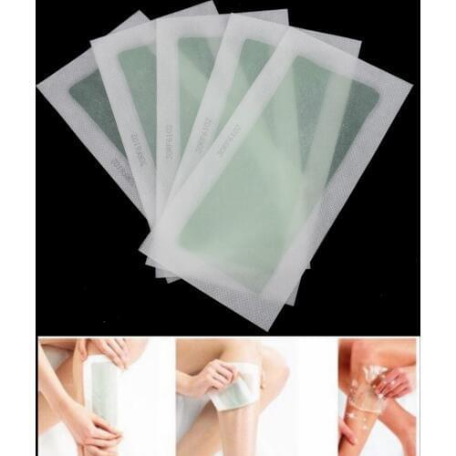 10PCS Waxing Strips Full Body Facial Hair Removal Wax Paper Skin Smooth Hair Removal Wax Strips