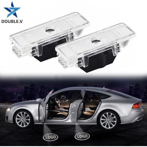 2pcs Car door light for B-MW E39 E53 X5 Z8 E52 logo car Welcome light LED Projector Lamp Decorative Lamp for B-MW logo