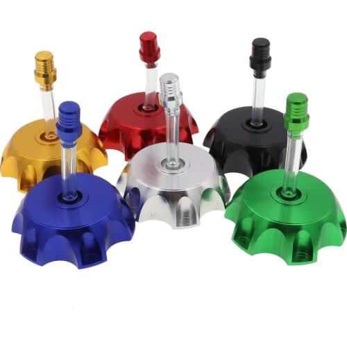 CNC ALUMINUM FUEL CAP GAS TANK CAP FOR DIRT BIKE ATV TAOTAO SSR ROKETA KLX110 TTR110 CRF /XR50/70/80/110 Dirt Bikes Pit bikes