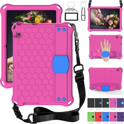 Safe EVA tablet case For Huawei MediaPad T3 10 9.6 inch AGS-W09/L09/L03 Shoulder Strap Shockproof Protective cover