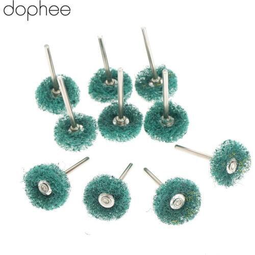 Dophee 20PCS Dremel Accessories Buffing Polishing Wheel Buffing Pad Brush Dremel Rotary Tool Shank for Polishing Sanding 25MM
