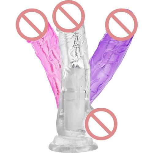 Vibrating Realistic Dildo Vibrator For Women G Spot Stimulator Penis With Suction Cup USB Recharge Erotic Jelly Dildo Vibrators