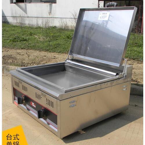 Single head Gas moldel Japanese style gyoza machine /dumpling fryer Gyoza Dumpling Cooker Grill,Pan for sale in china