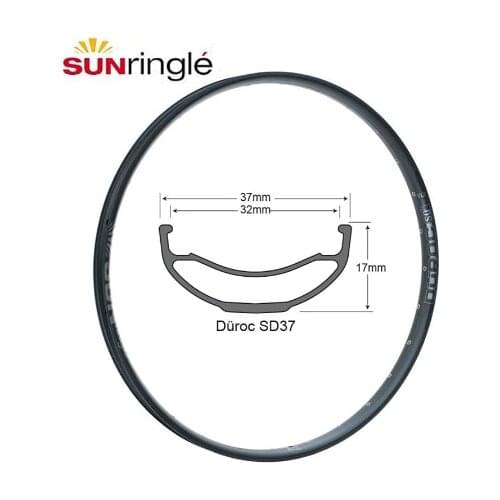 Sunringle sun DUROC sd37 27.5/29 Inch Mountain Vacuum Soldering Welding Rim Am/Fr/Dh 32H 28H Hoops