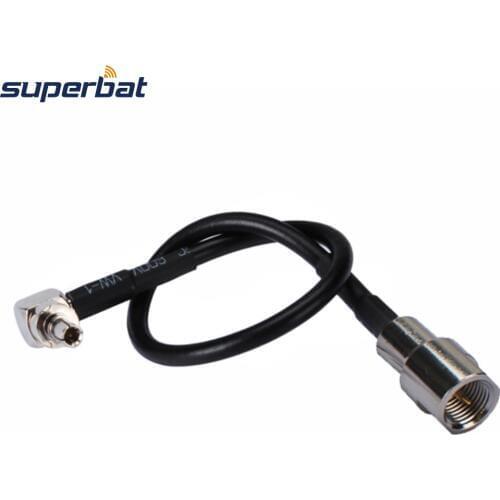 Superbat FME Plug to CRC9 UMTS Pigtail Cable RG174 100cm for HUAWEI E122 E156G E159 E160E E160G E161 E1612