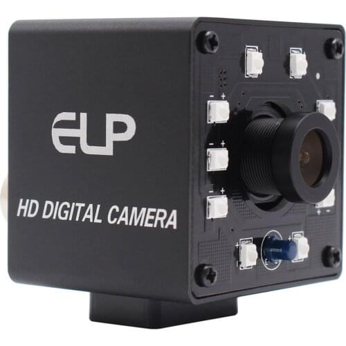 ELP USB Webcam Camera 5MP CMOS OV5640 CCTV Security Video Camera IR Leds Infrared Night Vision Camera USB for PC Laptop